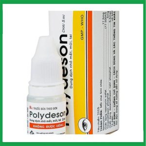Thuốc nhỏ mắt, mũi, tai Polydeson Vidipha điều trị viêm kết mạc, viêm mí mắt, viêm xoang