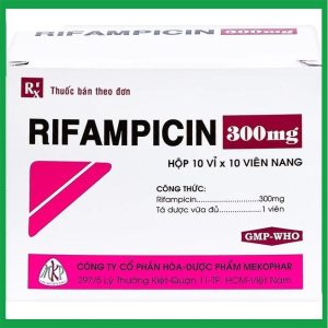 Thuốc Rifampicin 300mg Mekophar điều trị lao, phong