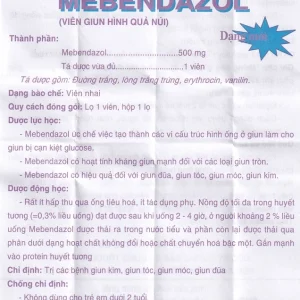 Nhà Thuốc Đa Phúc - 00022092 mebendazol 500mg nam ha 1v giun nui 1627380560 ad030dacd4