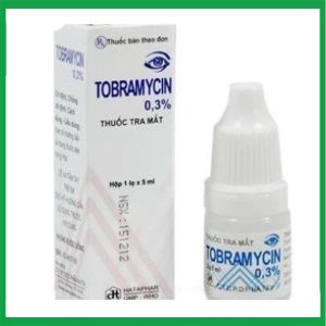 Thuốc tra mắt Tobramycin 0,3% Hatarphar điều trị nhiễm khuẩn ở mắt