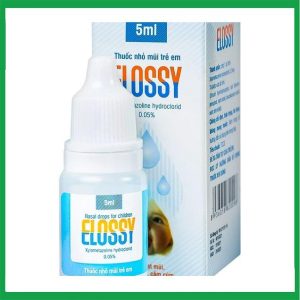 Thuốc nhỏ mũi trẻ em Elossy 0.05% điều trị ngạt mũi, viêm mũi, viêm xoang