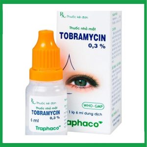 Thuốc nhỏ mắt Tobramycin 0,3% Traphaco điều trị nhiễm khuẩn mắt
