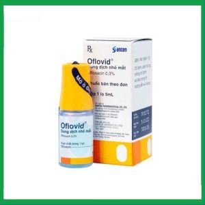Thuốc nhỏ mắt Oflovid  điều trị viêm bờ mi, viêm túi lệ, lẹo, viêm kết mạc, viêm sụn mi (5ml)