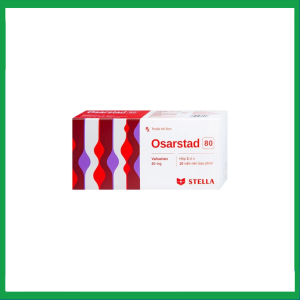Viên nén Osarstad 80 điều trị tăng huyết áp (3 vỉ x 10 viên)