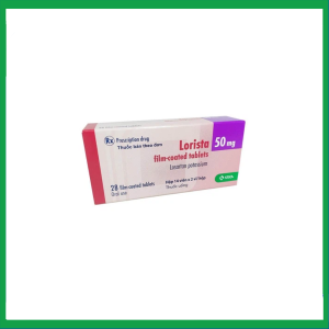 Thuốc Lorista 50mg điều trị tăng huyết áp (2 vỉ x 14 viên)