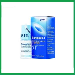 Thuốc nhỏ mắt Sanlein 0.1% hỗ trợ điều trị rối loạn biểu mô kết giác mạc (5ml)