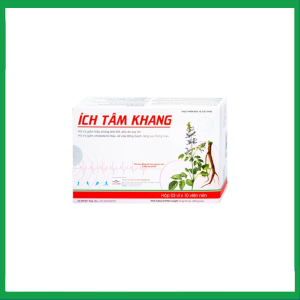 Viên uống Ích Tâm Khang hỗ trợ giảm triệu chứng khó thở, phù do suy tim (3 vỉ x 10 viên)