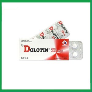 Thuốc Dolotin 20mg hỗ trợ dự phòng tiên phát bệnh mạch vành (1 vỉ x 10 viên)