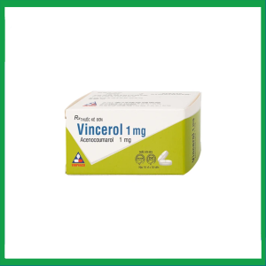 Nhà Thuốc Đa Phúc - Thuốc Vincerol 1mg dùng trong bệnh tim gây tắc mạch, nhồi máu cơ tim (10 vỉ x 10 viên) 1 Nhà Thuốc Đa Phúc - 2 16