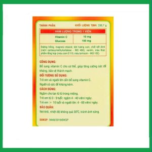 Nhà Thuốc Đa Phúc - Viên ngậm Bipp C DHG Pharma vị cam hỗ trợ tăng cường sức đề kháng (35 gói) 4 Nhà Thuốc Đa Phúc - 2 7 1