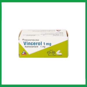 Nhà Thuốc Đa Phúc - Thuốc Vincerol 1mg dùng trong bệnh tim gây tắc mạch, nhồi máu cơ tim (10 vỉ x 10 viên) 2 Nhà Thuốc Đa Phúc - 3 16