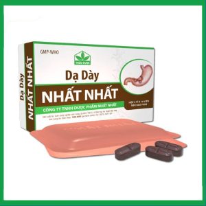 Thuốc Dạ Dày Nhất Nhất điều trị viêm loét dạ dày, hành tá tràng cấp và mãn tính (2 vỉ x 10 viên)