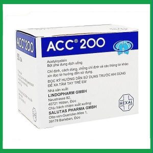 Bột pha dung dịch uống ACC 200 tiêu nhầy trong bệnh phế quản-phổi (50 gói)