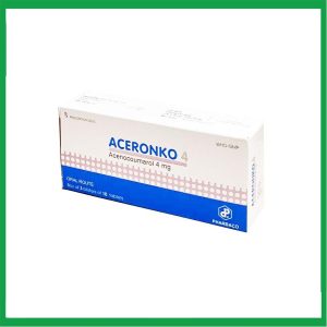 Thuốc Aceronko 4 Pharbaco (Hộp 3 Vỉ x 10 Viên)