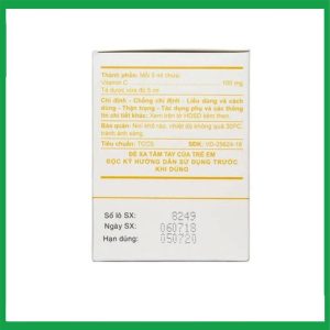 Nhà Thuốc Đa Phúc - Siro A.T Ascorbic An Thiên bổ sung vitamin C, phòng và điều trị bệnh scorbut (30 ống x 10ml) 1 Nhà Thuốc Đa Phúc - AT Ascorbic2