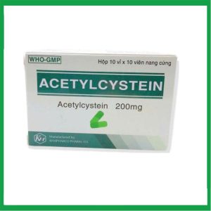 Nhà Thuốc Đa Phúc - Thuốc Acetylcystein 200mg Khapharco (10vỉ x 10 viên) 2 Nhà Thuốc Đa Phúc - Acetylcysteine 1200