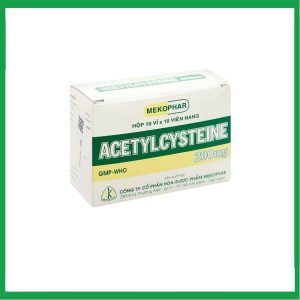 Thuốc Acetylcysteine 200mg Mekophar  (10 vỉ x 10 viên)