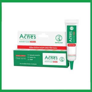 Kem Acnes Blemish Clear kháng khuẩn, giảm mụn sưng đỏ tuýp 10g