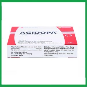 Nhà Thuốc Đa Phúc - Thuốc Agidopa Agimexpharm điều trị tăng huyết áp (2 vỉ x 10 viên) 1 Nhà Thuốc Đa Phúc - Agidopa2