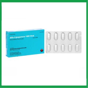 Thuốc Alfa-Lipogamma 600 Oral Worwag hỗ trợ điều trị đa thần kinh đái tháo đường (3 vỉ x 10 viên)