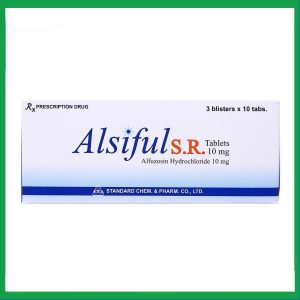 Thuốc Alsiful S.R 10mg điều trị phì đại lành tính tuyến tiền liệt (3 vỉ x 10 viên)