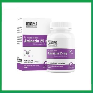 Thuốc Aminazin 25mg Danapha điều trị tâm thần phân liệt (500 viên)