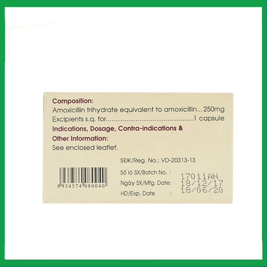 Amoxicillin-250mg-Mekophar-2.jpg Nhà Thuốc Đa Phúc - Amoxicillin 250mg Mekophar 2