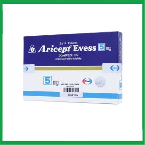 Thuốc Aricept Evess 5mg Eisai điều trị triệu chứng bệnh azheimer (2 vỉ x 14 viên)