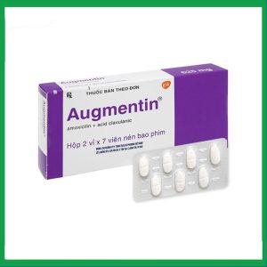 Thuốc Augmentin 625mg GSK điều trị nhiễm khuẩn (2 vỉ x 7 viên)