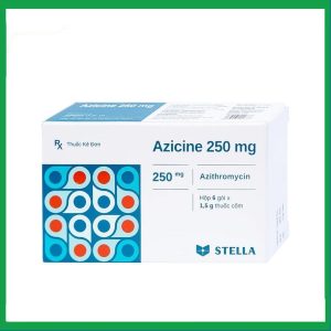 Thuốc cốm Azicine 250mg Stella điều trị nhiễm khuẩn (6 gói x 1g)