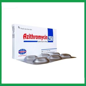 Thuốc Azithromycin 250 Armephaco điều trị nhiễm khuẩn (1 vỉ x 6 viên)