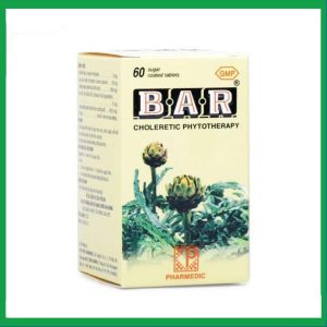 Thuốc lợi gan mật Bar điều trị các bệnh về gan (60 viên)
