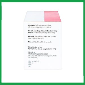 Nhà Thuốc Đa Phúc - Thuốc Batonat 400mg Phil điều trị bệnh viêm gan cấp tính, viêm gan mạn tính (10 vỉ x 10 viên) 1 Nhà Thuốc Đa Phúc - Batonat 400mg2