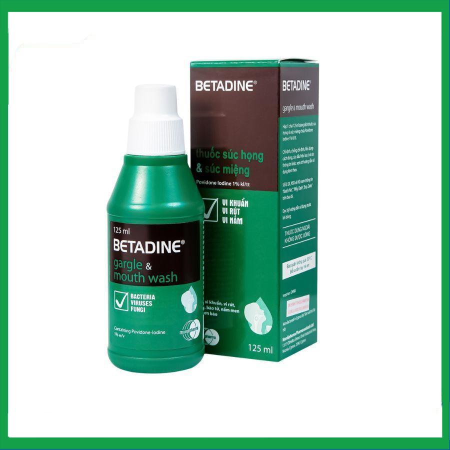 Betadine-Gargle-and-Mouthwash-125ml.jpg Nhà Thuốc Đa Phúc - Betadine Gargle and Mouthwash 125ml