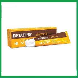 Thuốc mỡ Betadine Ointment hỗ trợ sát khuẩn vết loét, vết thương (40g)