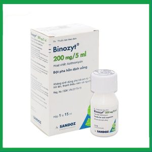 Bột pha uống Binozyt 200mg/5ml điều trị các nhiễm khuẩn, viêm xoang cấp (15ml)