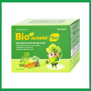 Cốm vi sinh Bio-acimin Fiber Meracine bổ sung chất sơ hòa tan, giảm tình trạng táo bón (30 gói)