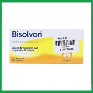 Thuốc Bisolvon 8mg Boehringer làm loãng đờm, tiêu chất nhầy