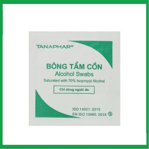 Nhà Thuốc Đa Phúc - Bông tẩm cồn Alcohol Swabs Tanaphar làm sạch và khử trùng da trước khi tiêm (100 miếng) 1 Nhà Thuốc Đa Phúc - Bong tam con Tanaphar 2