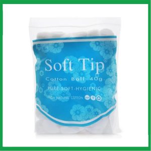Bông gòn viên Soft Tip Thái Lan (Hộp 1 gói 40g)
