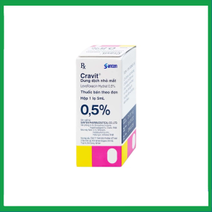 Nhà Thuốc Đa Phúc - Thuốc nhỏ mắt Cravit 0.5% điều trị viêm bờ mi, viêm túi lệ, lẹo (5ml) 2 Nhà Thuốc Đa Phúc - CRV2