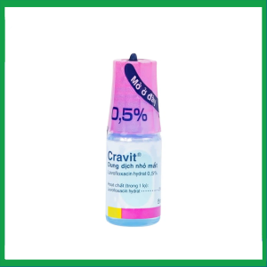 Nhà Thuốc Đa Phúc - Thuốc nhỏ mắt Cravit 0.5% điều trị viêm bờ mi, viêm túi lệ, lẹo (5ml) 4 Nhà Thuốc Đa Phúc - CRV4