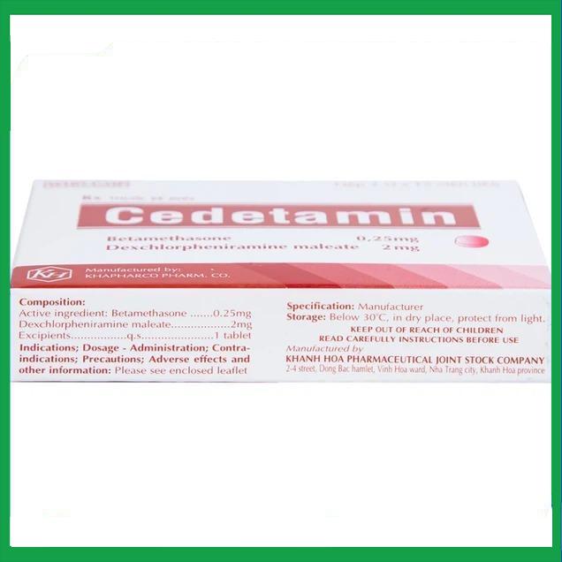 Cedetamin-2.jpg Nhà Thuốc Đa Phúc - Cedetamin 2