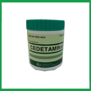 Cedetamin Xd kháng viêm, giảm dị ứng (hộp 500 viên)
