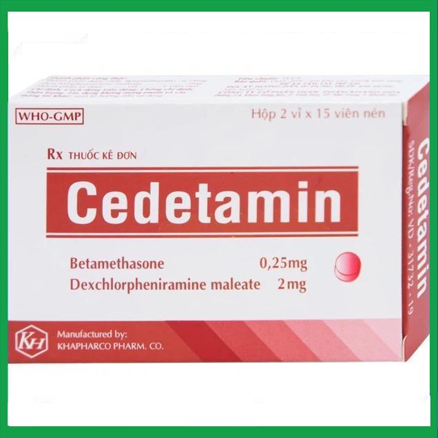 Cedetamin.jpg Nhà Thuốc Đa Phúc - Cedetamin