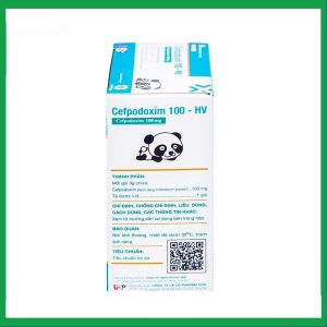 Nhà Thuốc Đa Phúc - Bột pha hỗn dịch uống Cefpodoxim 100-HV điều trị nhiễm khuẩn (10 gói x 3g) 1 Nhà Thuốc Đa Phúc - Cefpodoxim 2