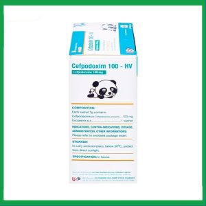 Nhà Thuốc Đa Phúc - Bột pha hỗn dịch uống Cefpodoxim 100-HV điều trị nhiễm khuẩn (10 gói x 3g) 2 Nhà Thuốc Đa Phúc - Cefpodoxim 3