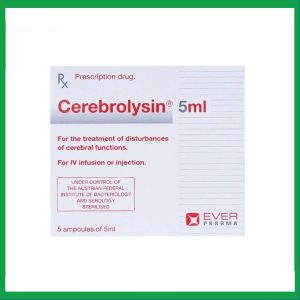 Thuốc tiêm Cerebrolysin 5ml điều trị rối loạn trí nhớ, sa sút trí tuệ (1 vỉ x 5 ống x 5ml)