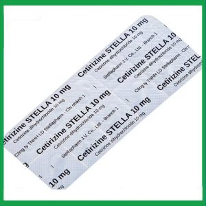 Nhà Thuốc Đa Phúc - Thuốc Cetirizine 10mg giảm viêm mũi dị ứng, mày đay (5 vỉ x 10 viên) 1 Nhà Thuốc Đa Phúc - Cetirizine 4