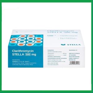 Nhà Thuốc Đa Phúc - Thuốc Clarithromycin Stella 500mg điều trị nhiễm trùng (4 vỉ x 7 viên) 1 Nhà Thuốc Đa Phúc - Clarithromycin 500mg 2